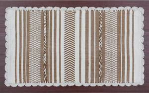 Tapis de luxe à motifs géométriques fabriqué à la machine, style moderne de haute qualité pour chambre à coucher - Product Image 3