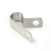 Organiseur de câbles Essentra en aluminium, pince de fixation de câbles de type P, fixation par vis, pince en aluminium AL
