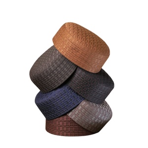 หมวกแก๊ปมุสลิมมุสลิมสไตล์อาหรับสำหรับผู้ชายหมวกแก๊ประบายอากาศได้ดีปรับแต่งได้ตามต้องการ - Product Image 1