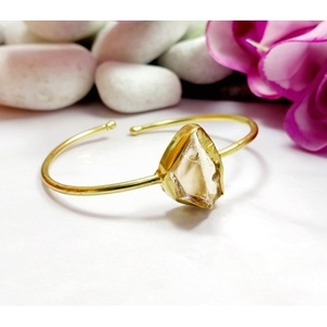 Gold Plated Brass Rough Fashion Cuff <b>Bracelets</b> - Product Image 3