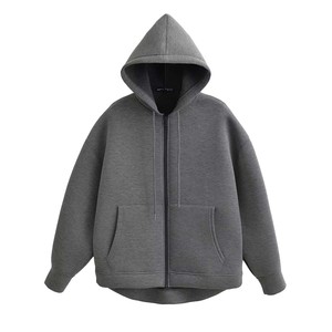 Pull oversize pour hommes Hoodie-100 % coton 350g Sweat à capuche vierge sans ficelle de haute qualité - Product Image 4