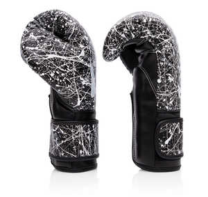 Guantes de boxeo de cuero con diseño personalizado, color rosa - Product Image 5