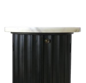 Colonne et piliers en marbre noir et blanc, piliers en pierre de marbre, pilier en marbre pour la décoration intérieure - Product Image 4