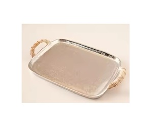 Ustensiles de plateau de service de haute qualité Fournitures d'accessoires de table et d'utilisation d'hôtel à bas prix Ustensiles de cuisine de caste en aluminium de forme ronde - Product Image 2