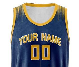 Maillot de basket-ball réversible à prix avantageux, vêtements de sport pour hommes, ensemble de basket-ball personnalisé en polyester, service OEM, vêtements de basket-ball - Product Image 2
