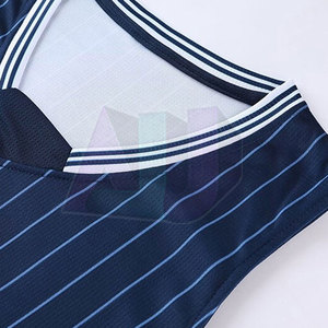 Uniforme de basket-ball léger et respirant, taille plus, conçu pour les entraînements d'équipe, les entraînements, les jeux scolaires, tissu respirant - Product Image 3