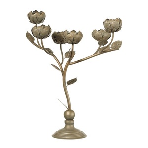 Metal <b>Candle</b> <b>Holder</b> <b>Gold</b> Decor New Stylish Antique Finishing <b>Candle</b> Stand For Lighting And Wedding Decoration - Product Image 6