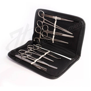 Juego de sutura de cirugía menor manual con esterilización Precio competitivo Instrumentos de vendaje quirúrgico de acero inoxidable reutilizables - Product Image 1