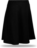 Falda escolar de cintura alta para niñas | Tela suave, corte entallado, corte acampanado para uniforme elegante, trajes casuales y ropa cómoda