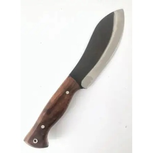 Custom Handmade 10-Inch Carbon Steel Chef Cleaver Knife with Unique Leather Sheath Beautiful Handle Customizable Supported - Product Image 1