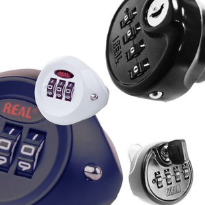 Real RL-9047 Keyless Combination Lock 3-Digit Zinc Alloy Durable Anti-Rust High Safety Black Password Lockers Mailboxes Shoe - Product Image 1