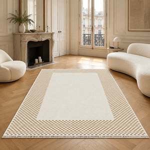 Netline Home Northern Stripes Warm White Geometric Washable <b>Rug</b> - Product Image 3
