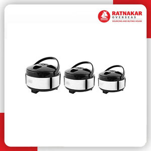 Casseroles isolées en acier inoxydable, Casserole de styliste en acier inoxydable isolé de qualité Durable avec couvercle étanche - Product Image 2