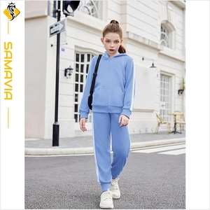 ชุดกีฬาสำหรับเด็กผู้ชายเด็กผู้หญิงมีฮู้ด - Product Image 2