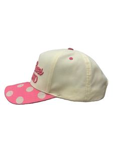 Wholesale Custom Y2K Pink Spotted & Two-Tone Baseball <b>Cap</b> 3D Embroidery Letter Hat <b>Vintage</b> Cotton Snapback for Women Small MOQ - Product Image 2