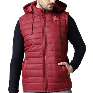 Slim Fit Nouvel Article Offre Spéciale Hommes Puffer Gilet 100% Polyester Nouveau Style Gilet Imperméable Avec Poche À Fermeture Éclair - Product Image 1