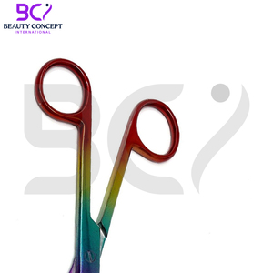 พื้นฐานของการดำเนินงานการผ่าตัดกรรไกรสแตนเลสจับผ้าพันแผลหลายสี - Product Image 5