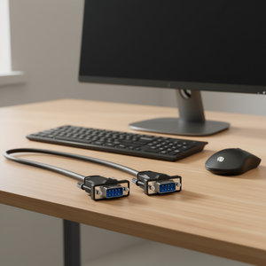 Cable de audio y vídeo VGA Full HD negro de 3 m, modelo 00200708 - Product Image 3