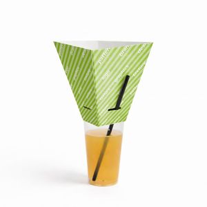 Cônes en carton personnalisés pour aliments frits 13x13x15,5 cm pour la vente ambulante - Product Image 4