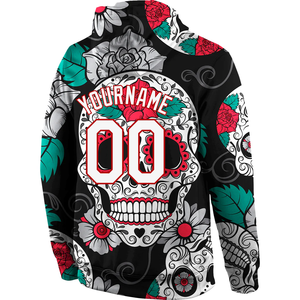 Venta al por mayor personalizado jóvenes sublimación Sudadera con capucha uniformes Unisex OEM personalizado fútbol americano hombres sudaderas con capucha - Product Image 2