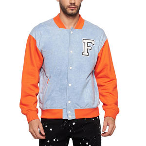 Varsity vestes hommes 2024 nouveautés Baseball manteau hommes mode varsity veste poche rue veste pour hommes - Product Image 1