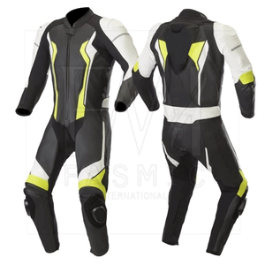 Ropa deportiva Motocross Body Armor Racing Trajes para 100% Traje de motocross de cuero genuino con tela personalizable - Product Image 1