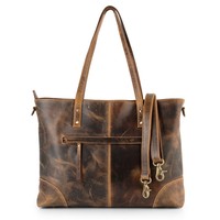 Sac fourre-tout en cuir véritable de haute qualité, fait main, style vintage western bohème anglais, imprimés animaliers, luxe, fermeture éclair pour femme