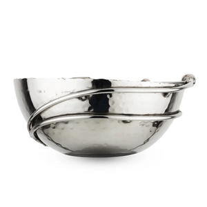 <b>Stainless</b> <b>Steel</b> <b>Bowl</b> Decorative Hammered Dough <b>Bowl</b> Crafts Leaf Branch Designing Crafts Best Price - Product Image 4