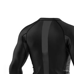Camiseta de Manga Larga Transpirable de la Mejor Calidad para Hombre, Logotipo y Color Personalizados, Poliéster/Nailon, Ropa Deportiva para Gimnasio y Fitness - Product Image 4