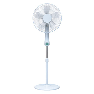 Ventilatore da pavimento silenzioso con telecomando. Diametro 43 cm. Altezza 140 cm. 55 watt. Funzione oscillante. - Product Image 1