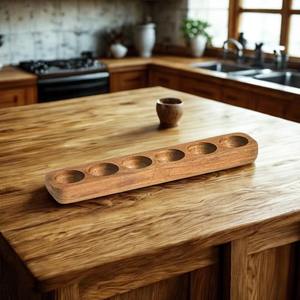 ที่วางไข่ไม้ทำมือคุณภาพดี สำหรับใช้ในครัว ห้องอาหาร หรือตกแต่งบ้านสไตล์ฟาร์มเฮาส์ มีจำหน่ายในราคาส่งออก - Product Image 3