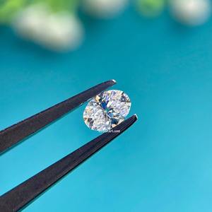 Diamant de laboratoire ovale VVS D certifié IGI de qualité supérieure pour la fabrication de bijoux, pierres fantaisie en vrac, 1 à 5 carats, toutes tailles disponibles - Product Image 2