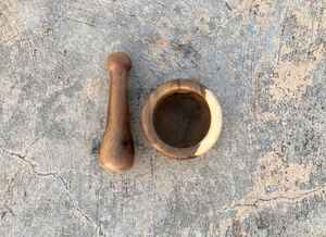 Mortero de madera simple y mortero decorativo redondeado para cocina, herramientas de cocina, molinillo de especias, restaurante y uso de Hotel, las mejores ventas - Product Image 6