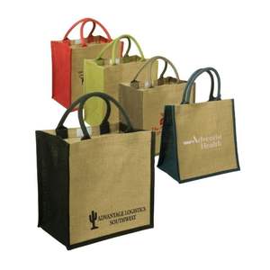 Conception personnalisée de sacs d'épicerie en toile de jute de qualité supérieure à utiliser comme sac en tissu à vendre avec impression personnalisée - Product Image 2