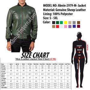 OEM personalizado de los hombres de nueva moda estilo costilla chaqueta de cuero auténtico transpirable de cuero de cordero para el invierno Precio al por mayor - Product Image 5