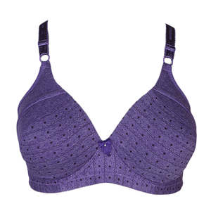Women's Foam <b>Bra</b> - Purple - Product Image 1