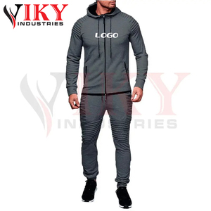 Winter Wear Custom logo <b>Jogging</b> Suits Plain Solid Color Adults Wear Tracksuits Set by Viky Industries - Product Image 5