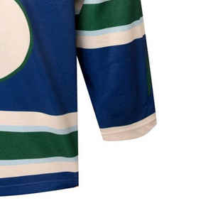 Parches de sarga a rayas con jerseys de hockey reversibles personalizables con bordado de logotipo de equipo uniforme de hockey sobre hielo personalizado - Product Image 6