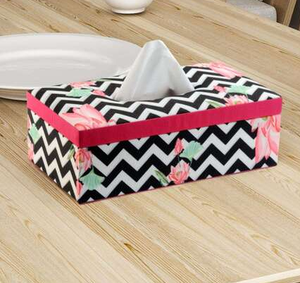 Dispensador de caja de pañuelos impreso de madera creativo elegante Papel Premium para ocasión de coche Precio al por mayor - Product Image 2