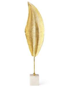 Sculpture décorative en métal de table stylisée avec boucles décoratives parfaites pour un décor éclectique et des conceptions d'intérieur personnalisées - Product Image 3