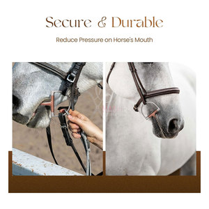 Snaffle Bit <b>Stainless</b> <b>Steel</b> <b>Ring</b> Jointed Loose <b>Ring</b> Equestrian Horse Tack Training Riding Bit HASHIR INTERNATIONAL HI-HB-08 - Product Image 6