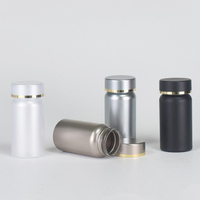 Couvercles de bouteilles en acrylique écologiques de 60ml de qualité alimentaire personnalisés pour pilules comprimés de capsules de médicaments gel pots de bonbons en plastique polyvalent