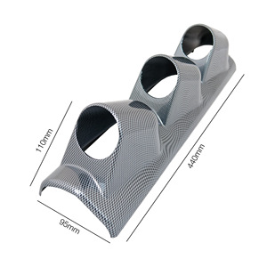 Support d'instrument vertical à 3 trous aspect carbone - Product Image 2