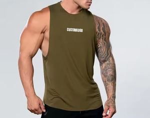 LOGO personnalisé débardeur et gilet surdimensionné pour hommes entraînement vêtements de sport décontracté haut sans manches avec gilets personnalisés - Product Image 6