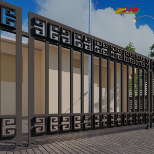 Clôture de jardin en fer fabriquée au Vietnam avec finition décorative et 100% d'ingrédients vietnamiens pour des extérieurs élégants - Product Image 3