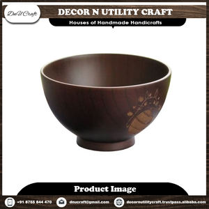 Handmade Customized Sheesham Wooden <b>Salad</b> <b>Serving</b> <b>Bowl</b> Sustainable Eco-Friendly Multipurpose Decorative Kitchen Wooden <b>Bowl</b> - Product Image 3