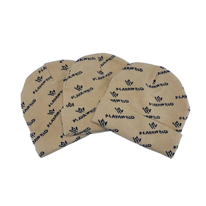 Custom Design All Cover Printed Logo Slouchy Acrylic Winter Beanie Knitted Logo Winter Crochet Beanie <b>Hats</b> - Product Image 4