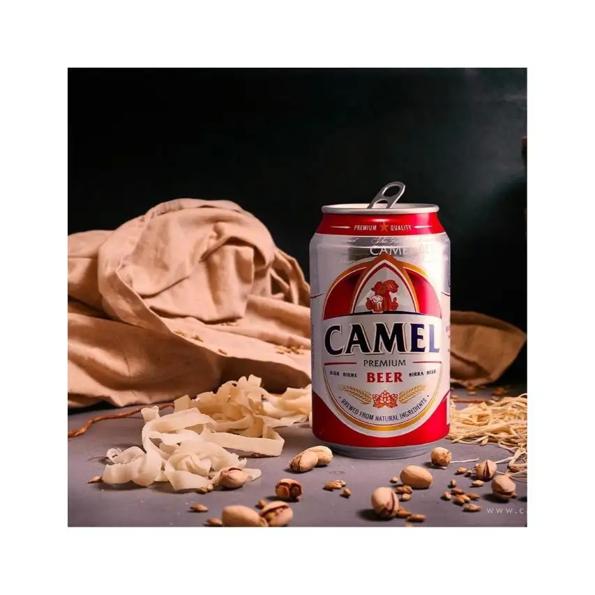 Premium Quality Customized Private Label Camel Beer Alcohol Beverage 330ml Can Tinned From A&B Factory