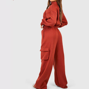 Nueva llegada Ropa deportiva personalizada Trajes de 2 piezas Trajes de joggers unisex personalizados Conjunto de dos piezas Chándales Sudadera con capucha y sudor Jogger - Product Image 2