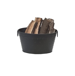 Matte Black Small Bucket Best Selling Home Decor and Garden Used <b>For</b> <b>Storage</b> Clothes Top Quality - Product Image 1